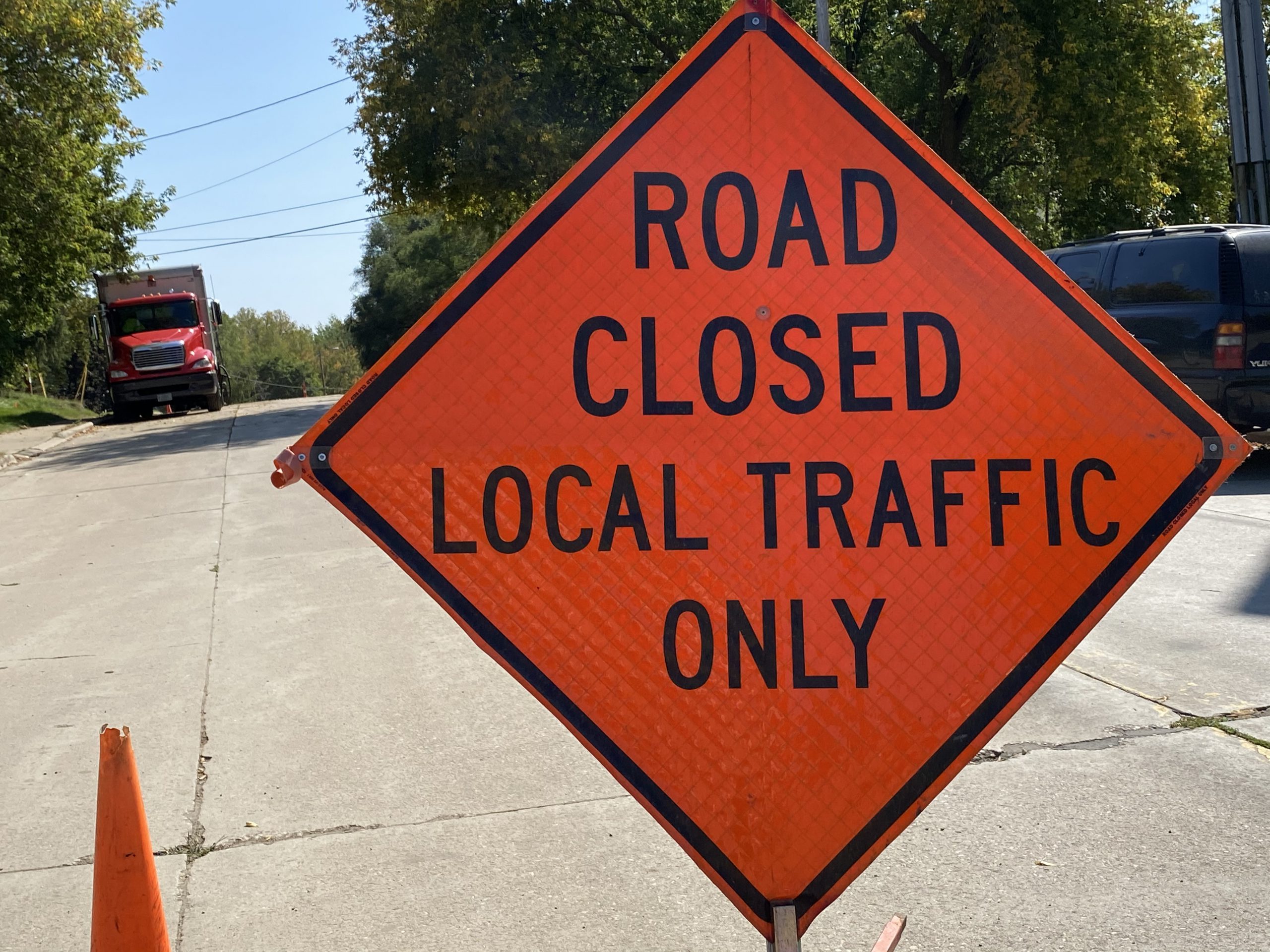 Road closed