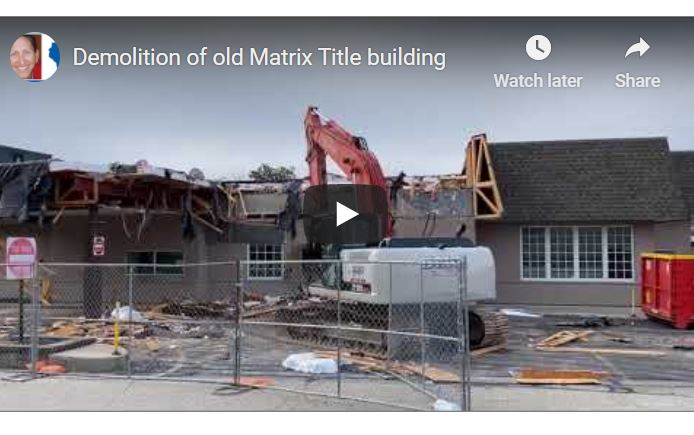 VIDEO | Demolition underway of old Matrix Title building in West Bend