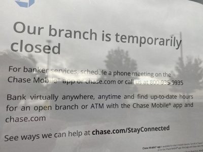 Chase Bank closure
