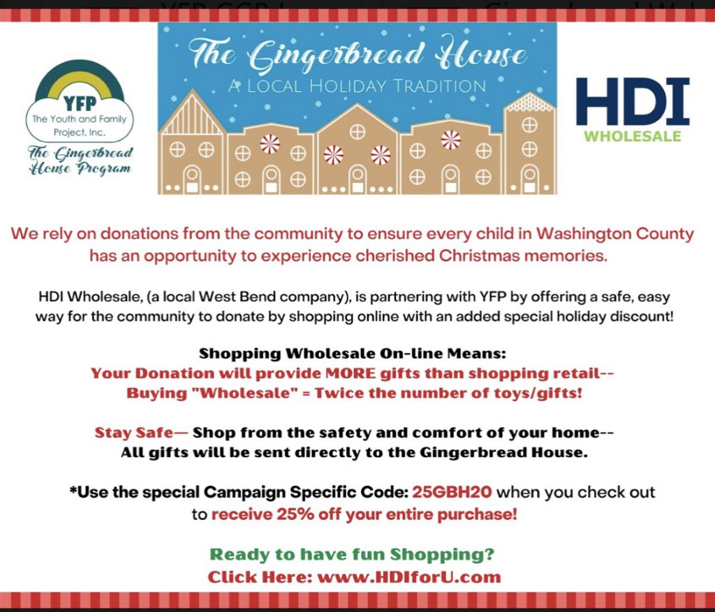 HDI gingerbread house