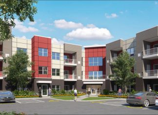 First look at 120 unit Trails Edge Apartments in West Bend 3-story apartment