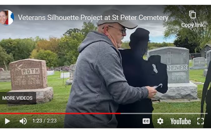 VIDEO | Veterans Silhouette Tribute at St. Peter Cemetery in Slinger