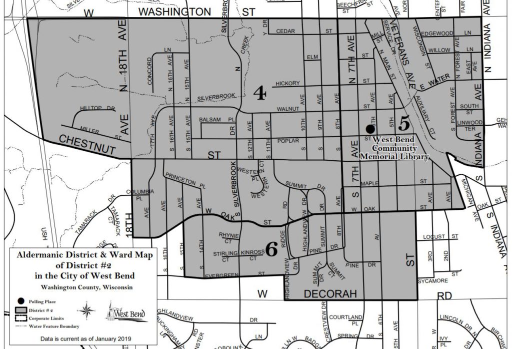 District 2 map West Bend