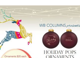 Holiday Pops Ornament sales | By Karen O’Meara holiday pops