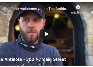VIDEO | Wes Feest to open The Antidote on Thursday, November 5