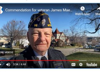VIDEO | Commendation for veteran James Maersch James Maersch
