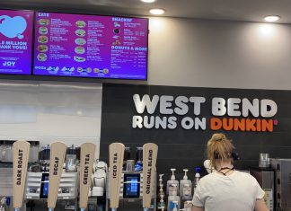 VIDEO | Quiet opening for Dunkin’/Baskin Robbins in West Bend Dunkin' Baskin Robbins
