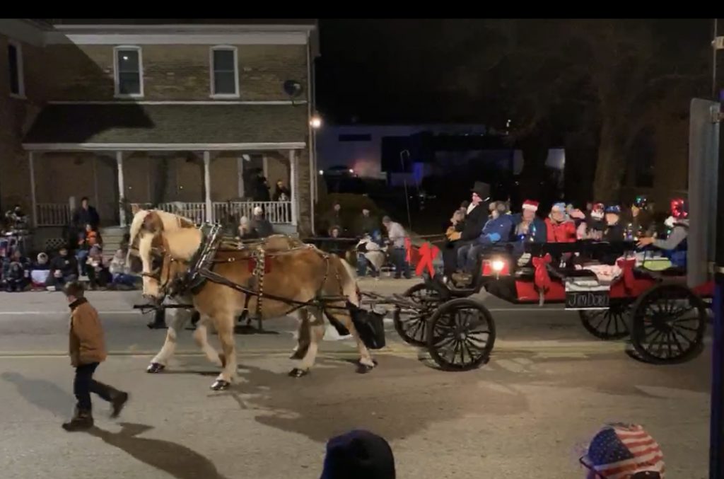 horse and wagon, parade