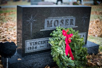 wreaths, Moser grave