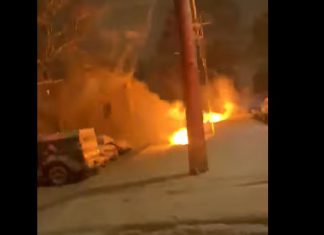 VIDEO | Warning of deadly risks of a downed power line | By West Bend Fire Department downed power line