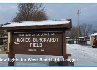 VIDEO | Groundbreaking today for new lights for Little League Diamond West Bend Little League