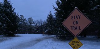 snowmobile trail