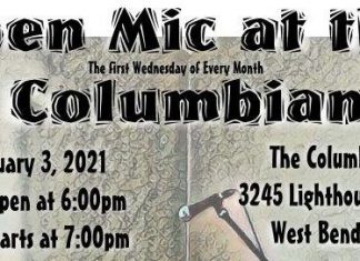 Open Mic Night at The Columbian on Wednesday, February 3, 2021