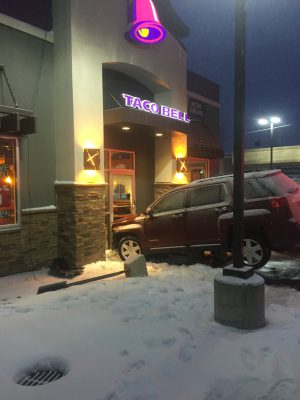Taco Bell vehicle crash