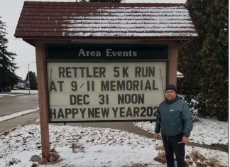 Pete Rettler’s run raises record amount for Wisconsin 9-11 Memorial