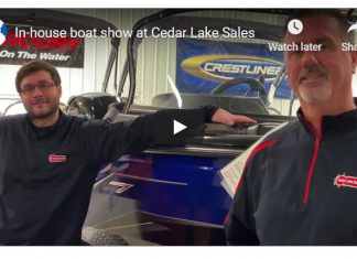 VIDEO | In-house boat show at Cedar Lake Sales & Service in West Bend