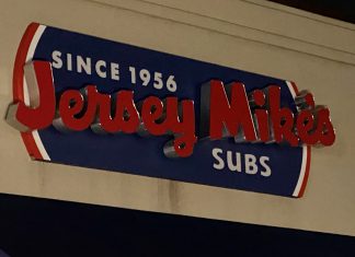 Facade sign in place as build out underway for new Jersey Mike’s in West Bend Jersey Mike's