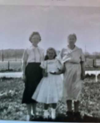 Grandma Messar, mom, and Mary Lynn