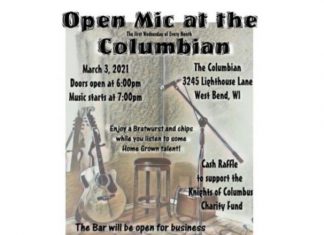 Open Mic is March 3, 2021 at The Columbian