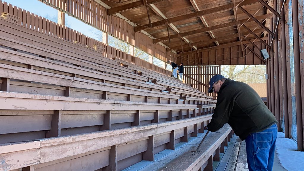 Carl Kuss Field grandstand