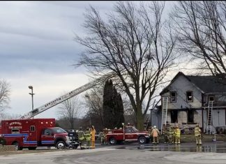 VIDEO | Fire guts West Bend Lakes Golf Club – 15 fire departments on scene