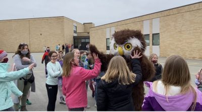 Hootie in playground