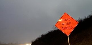 road closed, sign, construction