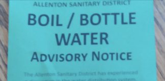 Boil water advisory