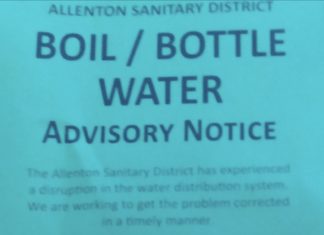 Boil water advisory