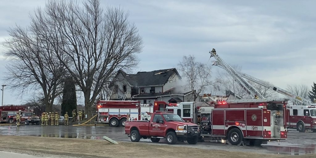 West Bend Lakes, fire