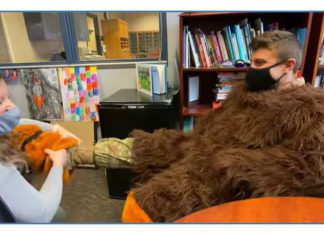VIDEO | Behind the scenes of an Army veteran prepping to be Hootie Owl