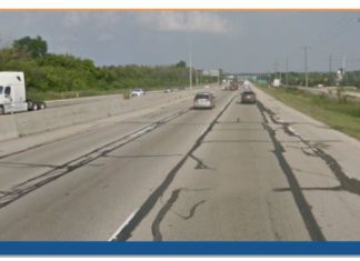 Road repairs on I-43 at Milwaukee/Ozaukee County line | By Mike Pyritz road, I41