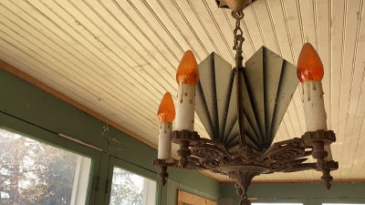 antique, light fixture