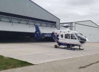HXF in Hartford now home of Air Ambulance | By Steve Volkert helicopter