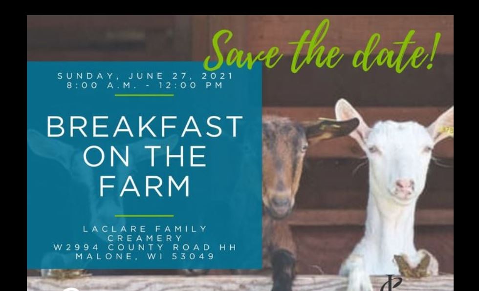 Fond du Lac County Breakfast on the Farm is Sunday, June 27