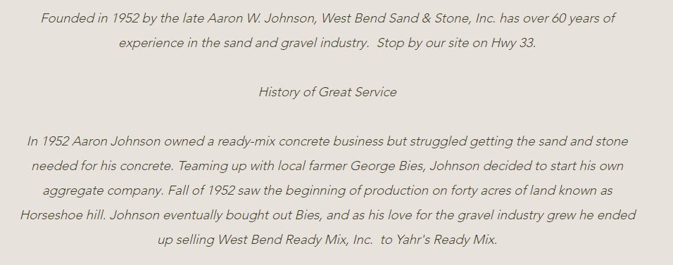 West Bend Sand & Stone