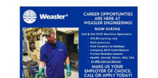 Weasler jobs