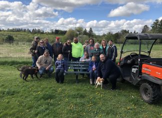 Bench donated in honor of Jerry Brehmer to Rolf’s Dog Park | By Kenny Asselin Brehmer