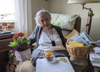 Doris Yach celebrates birthday No. 102 at Cedar Community Doris