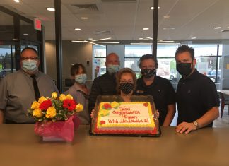 Happy 40th work anniversary to Jane Sterr at McDonald’s jane Sterr, McD