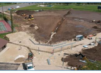 VIDEO | Grandstand taking shape at Carl M. Kuss Memorial Field