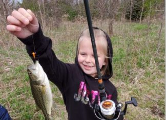 Kindergartener Cali Ressel wins 1st place at Scotty Schoen Fishing Derby | By Sharon Ressel