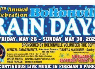104th annual Boltonville Rain Days wraps up today, May 30, 2021 – Parade starts at noon