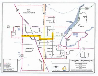 Campbellsport parade route