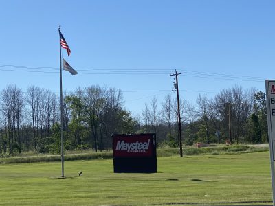 flag at Maysteel