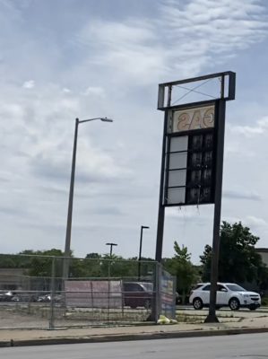 Gas sign on 18th Ave and Hwy 33