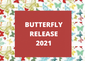 Butterfly Release 2021 at Cedar Community | By Carrie Sturn butterfly
