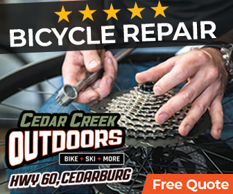 Cedar Creek, bicycle repair