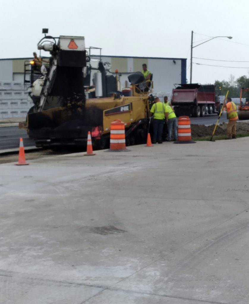 road crews, construction, paving, CTH W
