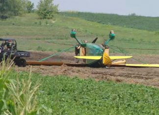 Plane traveling from Indiana to EAA crashes in Town of Ripon